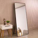 Ver imagem 2 de Espelho Grande Retangular Corpo Inteiro 150 X 60 Cm com Suporte de Chão