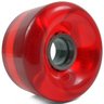 Roda longboard gel 70mm x 40mm 78a macia e silenciosa verm - 2