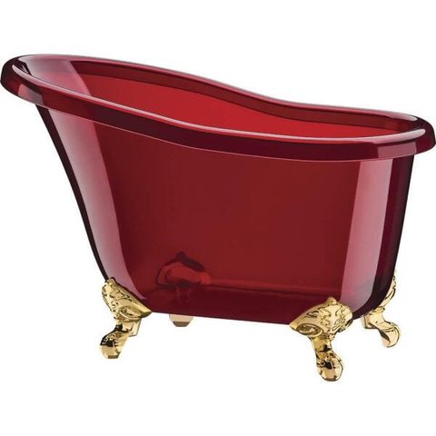Champanheira Banheira Suprema Ps Vermelha Translúcida 7,8 L