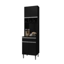 Ver imagem 3 de Armário de Cozinha 4 Portas Catanzaro Preto