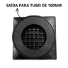 Ralo Inteligente Antiodor Quadrado 10x10 Oculto Preto Fosco Tela Sifão - 2
