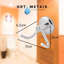 Ver imagem 5 de Kit 8 Pc Acessórios para Banheiro ( 2 Porta Shampoo Reto / Torneira Abs Lavat. / 2 Porta Toalha