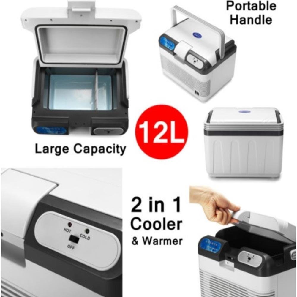 Mini Cooler 12v Frigobar Aquece e Congela 12l Lcd Digital para Passeio Viagem - 4
