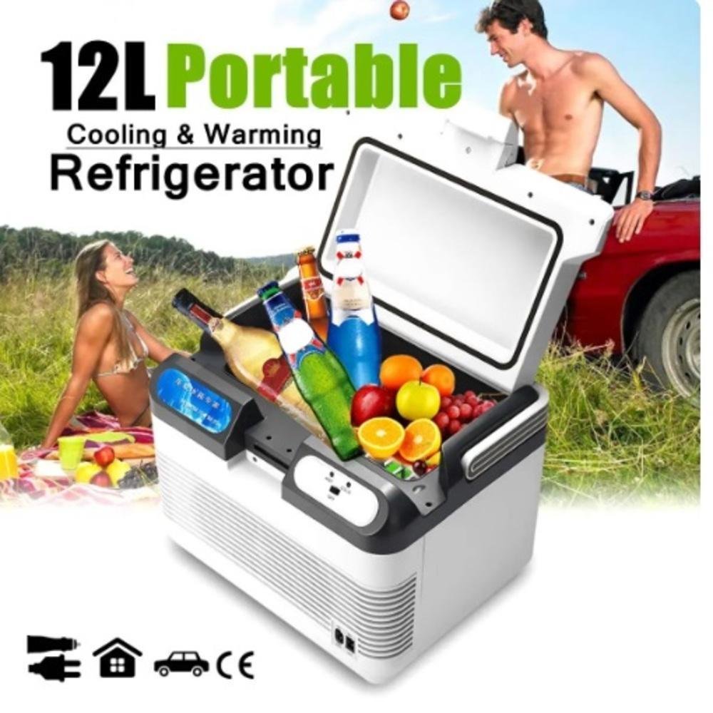 Mini Cooler 12v Frigobar Aquece e Congela 12l Lcd Digital para Passeio Viagem - 6