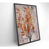 Quadro Pintura Óleo Folhas no Outono Medidas 80x120 Cm Impressão Vidro Acrílico - 1