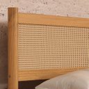 Ver imagem 5 de Cama King Madeira Maciça Rattan Palhinha Estrado Incluso Freijó Cefira Idimex