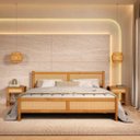 Ver imagem 3 de Cama King Madeira Maciça Rattan Palhinha Estrado Incluso Freijó Cefira Idimex