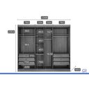 Ver imagem 3 de Guarda Roupa Casal Linea 6 Portas 6GAVS Cumaru N. Horizonte