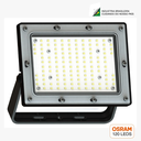 Ver imagem 2 de Kit 4 Holofote Refletor 200w Led Osram Bivolt Prova D'água Ip66 Branco Frio