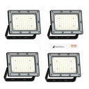 Ver imagem 1 de Kit 4 Holofote Refletor 200w Led Osram Bivolt Prova D'água Ip66 Branco Frio