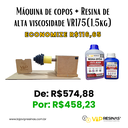 Ver imagem 2 de Kit Máquina de Copos + Resina Vr175 Alta Viscosidade 1,5kg