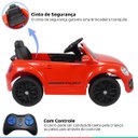 Ver imagem 4 de Carro Elétrico Infantil Controle Radio Fm Usb Bluetooth Criança até 30kg 2,8 Km/h Fusca Beetle Dune