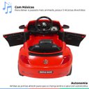 Ver imagem 5 de Carro Elétrico Infantil Controle Radio Fm Usb Bluetooth Criança até 30kg 2,8 Km/h Fusca Beetle Dune