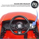 Ver imagem 6 de Carro Elétrico Infantil Controle Radio Fm Usb Bluetooth Criança até 30kg 2,8 Km/h Fusca Beetle Dune
