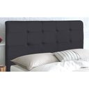 Ver imagem 2 de Cabeceira para Cama Box Luna Queen 1,60cm Suede Cinza - Fdecor