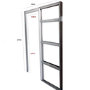 Ver imagem 2 de Porta de Correr Embutida na Parede - Modelo Essencial - - 92x210 - com Click e Amortecedor