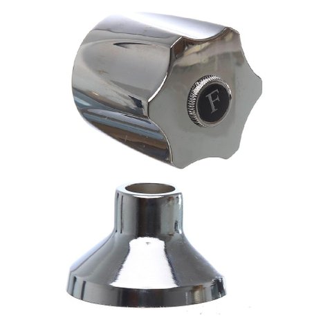 Acabamento para Registro de Pressão e Gaveta Metal Cromado 1/2" e 3/4" C50