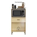 Ver imagem 2 de Balcão para Forno e Micro-Ondas em MDF com 1 Gaveta e 2 Portas