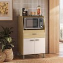 Ver imagem 1 de Balcão para Forno e Micro-Ondas em MDF com 1 Gaveta e 2 Portas