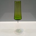 Ver imagem 5 de Jogo 2 Peças Taça de Vidro 210ml Verde 26x7x7cm Vinho Água Espumante Champagne