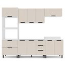 Ver imagem 3 de Cozinha Compacta 250055 5 Peças Meena Branco Creme Politorno Móveis