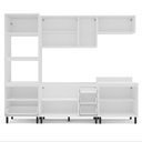 Ver imagem 2 de Cozinha Compacta 250055 5 Peças Meena Branco Creme Politorno Móveis