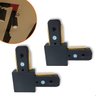 Conector Emenda Tipo L 90° Linear Preto para Trilho Eletrificado - 1