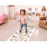 Tapete Adesivo Infantil Antiderrapante Amarelinha 2.0m x 80cm Plastcover - 2