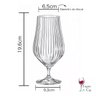 Jogo 6 Taças Cerveja Cristal Bohemia Tulipa Optic 540ml - 2