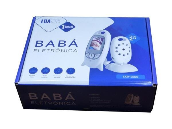 Baba Eletronica Visao Noturna Tela 2 Baby Monitor Luatek - 3