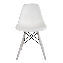 Conjunto Com 2 Cadeiras Eames Branca Empório Tiffany Base Em Polipropileno - 3