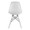 Ver imagem 5 de Conjunto Com 2 Cadeiras Eames Branca Empório Tiffany Base Em Polipropileno