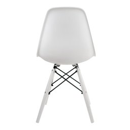 Conjunto Com 2 Cadeiras Eames Branca Empório Tiffany Base Em Polipropileno - 5