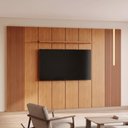 Ver imagem 1 de Painel para TV Union 363 cm com 3 Módulos de Expansão 250 cm de Altura 1 LED Naturalle Mavaular