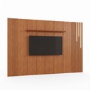 Ver imagem 2 de Painel para TV Union 363 cm com 3 Módulos de Expansão 250 cm de Altura 1 LED Naturalle Mavaular