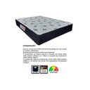 Ver imagem 5 de Cama Box Baú Casal: Colchão Anatômico Orthoflex Foggia Sogni Unic Face + Base Crc Suede Clean (