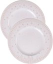 Ver imagem 1 de Kit Jogo Pratos Rasos Jantar 10pessoas 10pçs Natal Noel 28cm