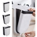 Ver imagem 3 de Lixeira Dobrável Cozinha Porta Armário Pia Suporte Saco Lixo