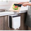 Ver imagem 5 de Lixeira Dobrável Cozinha Porta Armário Pia Suporte Saco Lixo