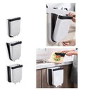 Ver imagem 6 de Lixeira Dobrável Cozinha Porta Armário Pia Suporte Saco Lixo