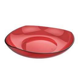 Fruteira Trio Vermelha Transparente Multiuso Cozinha Crippa - 1 Fruteira Trio Vermelha Transparente Multiuso Cozinha Crippa - 1