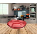 Ver imagem 2 de Fruteira Trio Vermelha Transparente Multiuso Cozinha Crippa