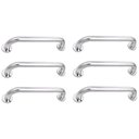 Ver imagem 1 de Alça de Apoio 30cm Barra Inox Kit 6 Unidades Idoso Cadeirante Deficiente Box Banheiro Corrimao Segur
