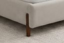 Ver imagem 7 de Cama Estofada 140m Casal Grande para Quarto de Casal Moderno Bege Velusoft
