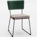 Ver imagem 3 de Kit 8 Cadeiras Decorativas Estofada Sala Jantar Allana L02 Facto Verde Musgo Linho Bege - Lyam