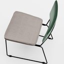Ver mais imagens de Kit 8 Cadeiras Decorativas Estofada Sala Jantar Allana L02 Facto Verde Musgo Linho Bege - Lyam