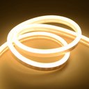 Ver imagem 2 de Kit 1 a 50 Metros Mangueira Fita Led Neon Flex Branco Quente 3000k + Rabicho:5 Metros 127v + Rabicho