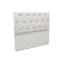 Ver imagem 1 de Cabeceira Cama Box Estofada Murat Facto White Casal - Courano Branco - Ortobom