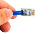 Ver imagem 2 de Cabo de Rede Blindado Cat5e com Rj45 Azul - 4 Metros