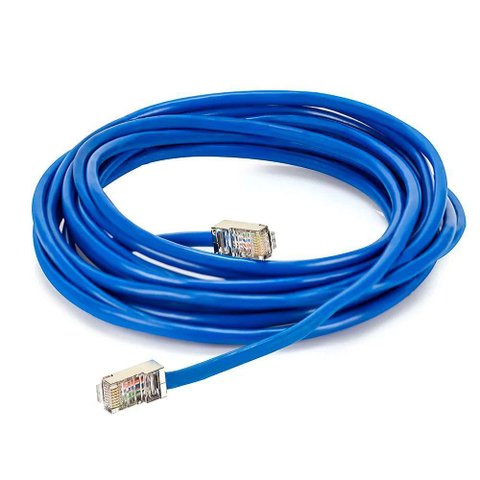 Cabo de Rede Blindado Cat5e com Rj45 Azul - 4 Metros